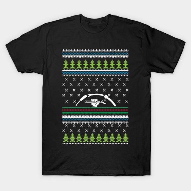 repair knit christmas T-Shirt by Diannas